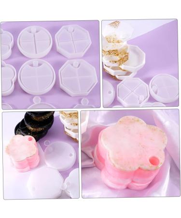 NUOBESTY 6 Pcs Jewelry Box Silicone Mold Jewelry Boxes Resin Molds Jewelry Epoxy Resin Casting Mold To Rotate Whitex2pcs 10.5X10.5X2.7CMx2pcs - Buy Online on GoSupps.com