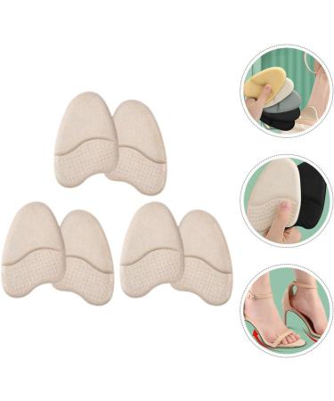 Shop 3 Pairs Nonslip Foot Pad Inserts for High Heels | Self-Adhesive Metatarsal & Forefoot Pads - Ideal Foot Supplies for Comfort and Stability - Buy Online on GoSupps.com