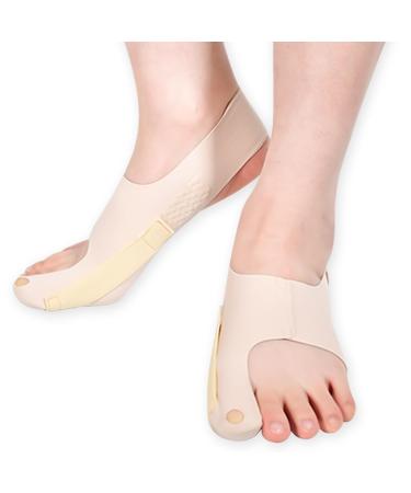 Hallux valgus corrector hallux valgus bandage hallux valgus socks wear with shoes rail sleeve sleeve spacer separator hammer toe corrector pain relief and protection (l)