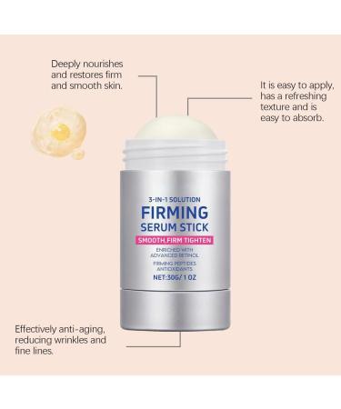Sgjwyc Advanced Retinol Firming Serum Stick Firming Serum Stick 3in1 smooth reduces wrinkles firms and strengthens the face visibly firms wrinkles and laugh lines for men and women 1 - Buy Online on GoSupps.com