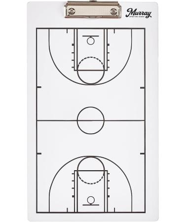 Murray Sporting Goods Basketball Coaches Clipboard | Double-Sided Dry Erase Marker Whiteboard for Coaching - Buy Online on GoSupps.com