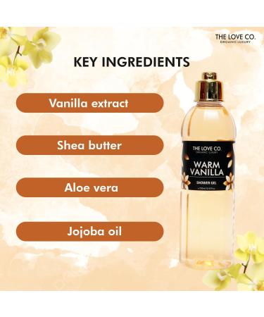 LUV CO. Warm Vanilla Body Wash - Nourishing Vegan Shower Gel for Men | Natural Softness & Hydration - Buy Online on GoSupps.com