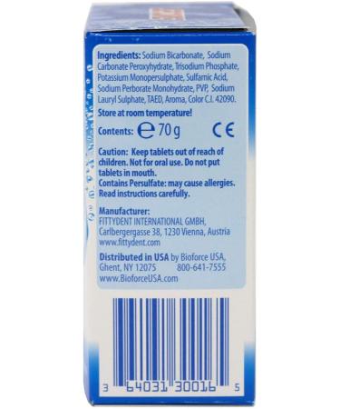 Cleansing Tablets for Dentures & Braces - Zinc-Free PH Formula, Removes Odors, Stains, Bacteria & Germs - 32 Tablets (Pack of 3) - Buy Online on GoSupps.com