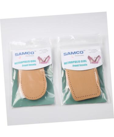 Minkissy Ball of Foot Cushions for Heels - Thickened Leather & Latex Forefoot Pads for Women - Yellow Half Insoles - Buy Online on GoSupps.com