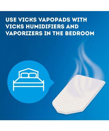 Vicks VapoPads Waterless Vaporizer Scent Pads - 6 Count, Long Lasting Relief - Buy Online on GoSupps.com