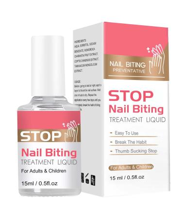 Nail Biting Treatment for Kids Timely and Effective Thumb Sucking Stop for Kids Nail Care Safe and Natural Ingredients Bitter Taste clear