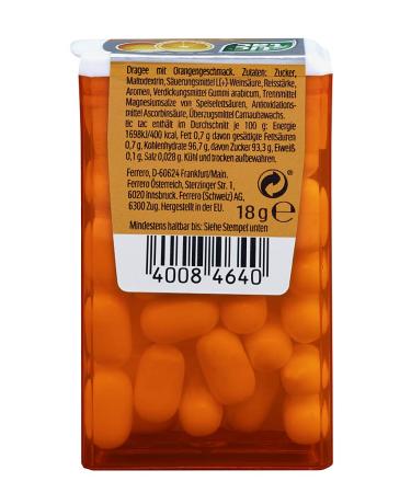 Buy Ferrero Tic Tac Fresh Orange Dragees - 36 x 18g Packs | Refreshing Orange Flavor Candy - Buy Online on GoSupps.com