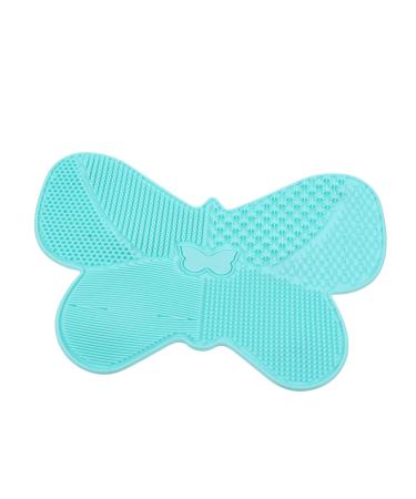 DOITOOL 1pc Silicone Scrub Pad Silicone Brush Cleaner Beauty Tool Silicone Makeup Applicator Brush Cleaning Pad Hair Brush Cleaning Tool Scrubber Makeup Tools Silica Gel Make up 23X17cm Green