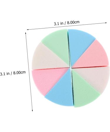 WOFASHPURET 2 Sets Triangular Sponge Puff Women Makeup Tool Concealer Sponge Powder Puffs Portable Facial Makeup Pad Wedge Makeup Beauty Tools Body Makeup Puff Wet and Dry 8.00X8.00X2.00CM Assorted Color - Buy Online on GoSupps.com