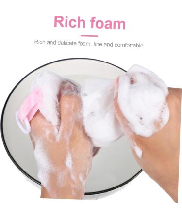 FRCOLOR Soap Saver Bag - 3 Pcs Exfoliating Foaming Net for Shower & Face Cleansing - Eco-Friendly Mesh Soap Saver | International Shipping Available - Buy Online on GoSupps.com