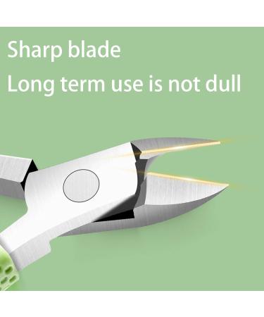 W-LOVNEST Practical Stainless Steel Cuticle Scissors Cutter with Rubber Handle Full Jaw Nails Trimmer for Home and Salon Use Pink - Buy Online on GoSupps.com