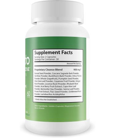 Pro Via Keto Cleanse - Plant-Based Natural Keto Cleanse with Probiotic Support for Digestive Cleansing & Detoxification - Buy Online on GoSupps.com