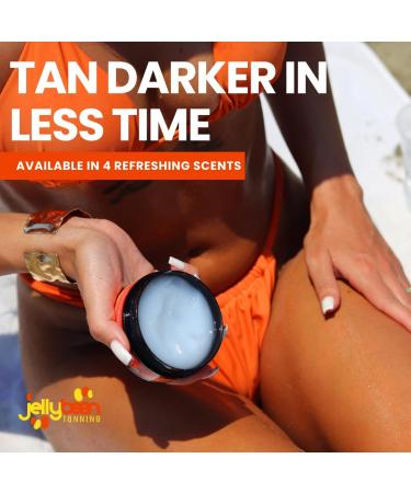 Jellybean Tanning Intensifying gel 100 g watermelon scent sunbed and outdoor tanning accelerator with cocoa butter coconut oil and vitamin E Achieve a deep natural tan with - Buy Online on GoSupps.com