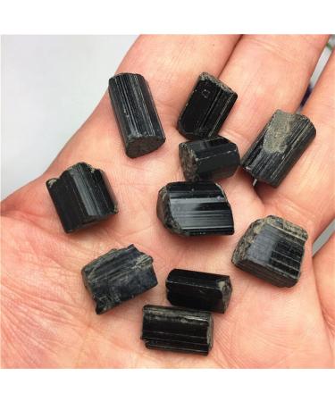 Room Decoration Natural Crystals and Stones 10 Pack Natural Black Tourmaline Crystal Rough Specimens Crystal Gems Gems Raw Minerals for Decoration (Color : 15-20mm) - Buy Online on GoSupps.com
