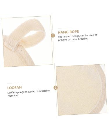 FRCOLOR 4 Pcs Loofah Bath Ball - Exfoliating Shower Sponge & Scrubber for Men | Natural Cotton Body Cleaning Tools - Buy Online on GoSupps.com