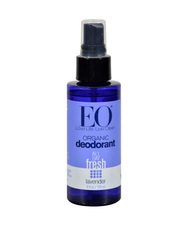 EO Organic Deodorant Spray  Lavender  4 oz French Lavender 4 Fl Oz (Pack of 1)