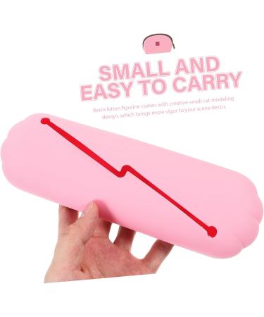 Angoily Silicone Makeup Brush Organizer Bag - Pink Cosmetic Brush Holder & Storage - Small Makeup Bags (20.5x6.5cm) for International Shipping - Buy Online on GoSupps.com