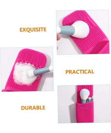 FAVOMOTO Makeup Brush Cleaning Makeup Washing pad Makeup mat Cleaner limpiador de brochas de maquillaje Makeup Cleaner Makeup Brush Holder Lipstick Stand Silica Gel Cosmetic - Buy Online on GoSupps.com