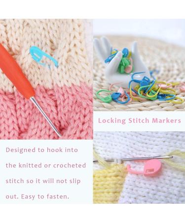 500 Colorful Knitting Markers & Clips for DIY Craft - Stitch Counter Needle Clips & Safety Pins - Buy Online on GoSupps.com