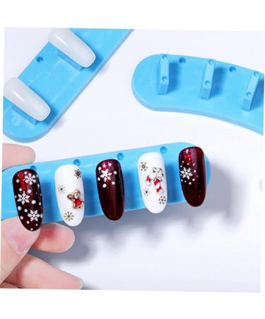 Healeved 4 Boxes Nail Practice Rack Fingernail Art Stand Nail Tips Training Tool Nail Tip Practice Base Nail Practice Base Nail Practice Holder Nail Display Stand Manicure Nail Tray - Buy Online on GoSupps.com