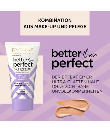 Eveline Cosmetics Better Than Perfect Ultra-Smoothing Makeup Base - Better Than Perfect Series - Moisturizing & Mattifying - 30 ml - Buy Online on GoSupps.com