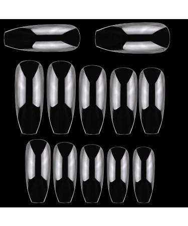 Fightart 600PC Artificial Fingernails - 10 Sizes Nail Tips for Salon & DIY Nail Art - Perfect for International Shipping - Buy Online on GoSupps.com