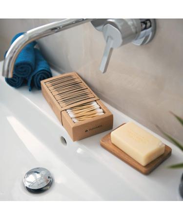 Navaris 800 KO Cotton Swabs - Eco-Friendly Bamboo Earsticks | Biodegradable Vegan Ear Sticks Set - Buy Online on GoSupps.com