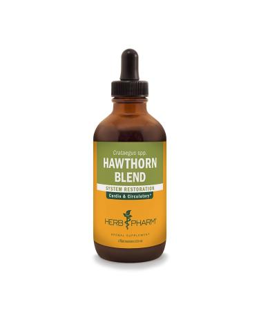 Herb Pharm Hawthorn Blend Liquid Extract for Cardiovascular and Circulatory Support - 4 Ounce 4 Fl Oz (Pack of 1)