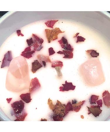 Grandma Candle - Thoughtful Gifts for Grandma | Perfect for Mother's Day Christmas & Birthdays | SOYA Candle with Rose Quartz & Rose Petals - Buy Online on GoSupps.com