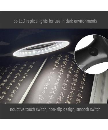 Lighted Magnifier for Macular Degeneration Reading Glasses for Seniors Welding Check Coin Jewelry Explore Advanced Reader Magnifier 20X Reading Magnifier - Buy Online on GoSupps.com
