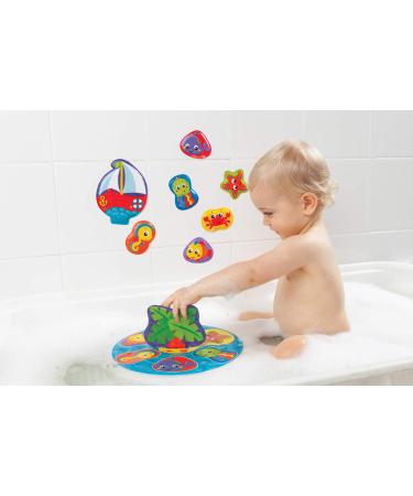 Playgro 9-Part Floating Bath Puzzle for Kids | Colorful Animal Motifs | BPA-Free | Ages 6 Months+ | 25x25 cm - Buy Online on GoSupps.com