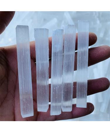Gemstones for Decoration Natural Selenite Quartz Sticks Quartz Chips Natural Stones and Minerals Specimen for Air Cleanning Aura (Color : 7-8cm Size : 100g) Natural stones (Color : 7-8cm Size : 10 n 100g 7-8cm