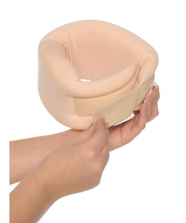 Cervical Vertebra Bandage Neck Brace | Velcro Neck Support 1001 Beige - International Shipping Available - Buy Online on GoSupps.com