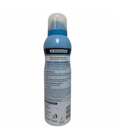 Balea Aqua Water Spray for Face & Body 150ml + Usy Block 150ml - Refreshing Hydration for All Skin Types | International Shipping Available - Buy Online on GoSupps.com