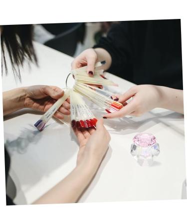 POPETPOP 5 Pcs Nail Art Crystal Cup Liquid Powder Dappen Dish Acrylic Liquid Holder Clear Plates Acrylic Nail Cup Matte Glass Cups Nail Glass Cup Powder Plate With Cover White Crystal Pink 5.5x5.5cmx5pcs Pinkx5pcs - Buy Online on GoSupps.com
