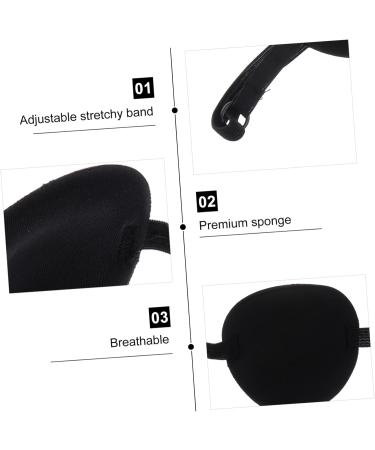 Didiseaon 10pcs Eye Patch Eyepatch for Lazy Eye Adjustable Single Eye Covers Blindfolds for - Buy Online on GoSupps.com