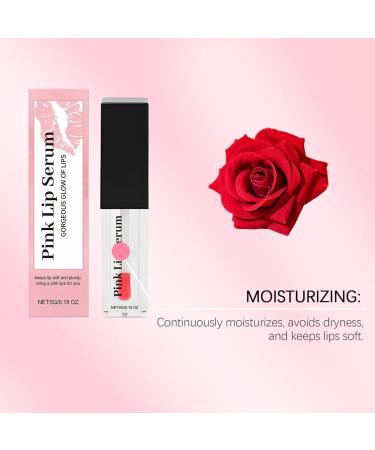Pink Lip Pink Lip Oil Pink Lip Serum Plumper Color Changing Lip Gloss Pink Lip Serum Plump Gorgeous Glow Of Lips Glow Color Changing Lip Oil Hydrating Lip Stain For Women (Pink 1PC) - Buy Online on GoSupps.com