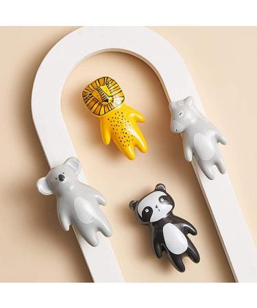 Cute Animal Knobs for Kids | Youyouulu 5-Piece Ceramic Drawer Handles - Perfect for Children's Furniture & Cupboards - Buy Online on GoSupps.com
