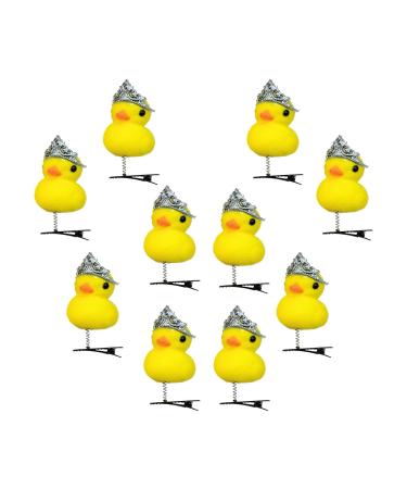Duck Plush Hairpin - Yellow Duck Plush Hair Clips Hair Pins For Styling Portable Plush Duck Hairpin Collection for Kids & Girls