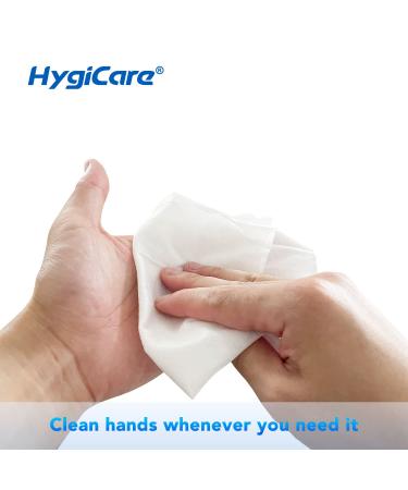 HygiCare Disposable Adult Washcloths 250 Ct | Fresh Scent | Strong & Gentle | Incontinence Care | Home, Clinic & Hospital Use - Buy Online on GoSupps.com