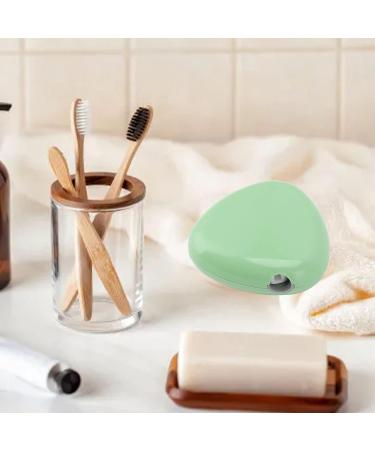 Toothbrush Sanitizer Cover Toothbrush Sanitizer Case Long Service Time Efficient Cleaning Light Weight for Traveling Home Office (Green) - Buy Online on GoSupps.com