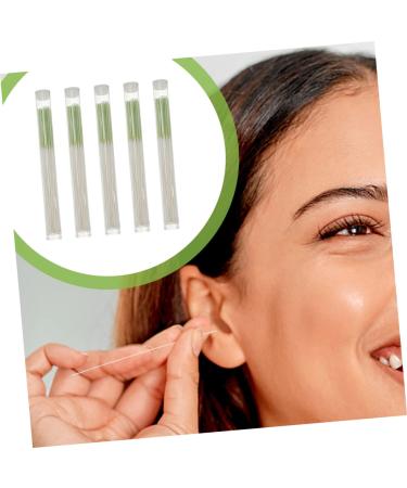Set of 40 Healeved Ear Piercing Cleaning Lines - 300pcs Ear Cleaners and Tools for Ear Hole Care - Green and Light Green - 12X1.5CM - Odor Cleaner - Buy Online on GoSupps.com