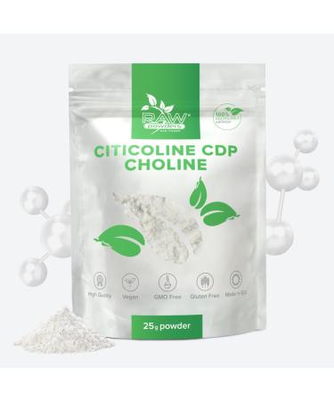 RP Citicolin |CDP cholin powder |25 grams |Made in ISO-licensed facilitiesGMO-free gluten-free milk-free and free of allergens