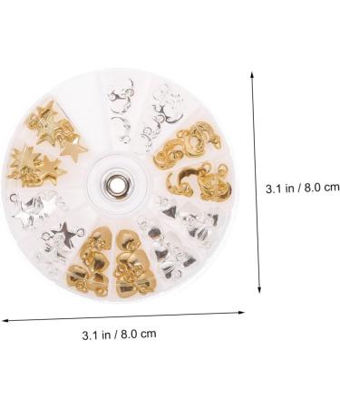 Healeved 3 Sets Nail Pendant Nail Charms Glitter Nail Stud Nail Dangle Diy Decor Nail Drill Tool Nail Decorations Diy Nail Accessories Nail Art Jewelry Dangle Alloy Hole Drill Manicure - Buy Online on GoSupps.com