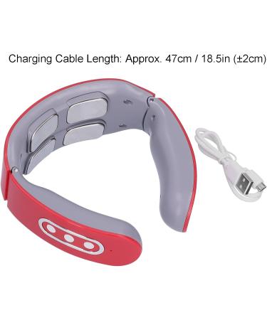 Soothing Neck Relaxer with Intelligent Heat & Voice Control - 4 Head Massager for Home & Office | International Shipping Available - Buy Online on GoSupps.com