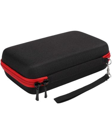 Nylon TPU Electrical Organizer Bag for QP2520 Shaving Tools - Men's Hair Shaver Microphone Storage Case in Black & Green/Red - Buy Online on GoSupps.com