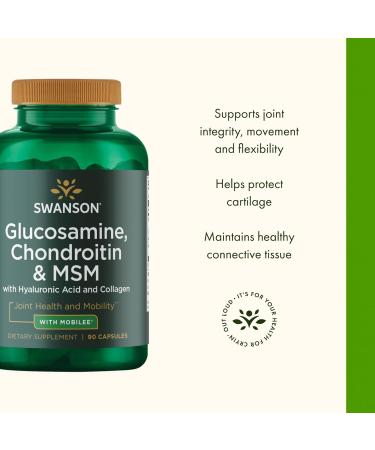Swanson Glucosamine Chondroitin & Msm with Hyal-Joint 90 Capsules - Buy Online on GoSupps.com