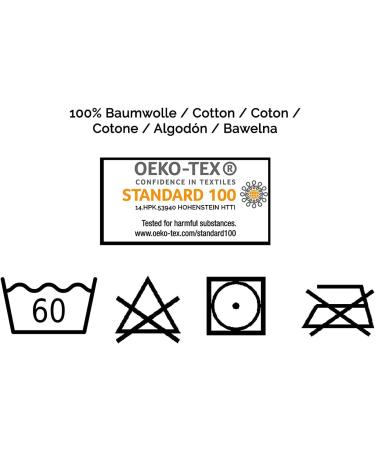 ZOLLNER Set of 10 100% Cotton Washing Gloves - 500 g/m Grey 17 x 21 cm | International Shipping Available - Buy Online on GoSupps.com