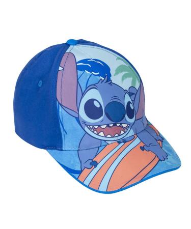 CERD LIFE'S LITTLE MOMENTS Girls' Children's Hat with Stitch Visor Blue Cap One Size